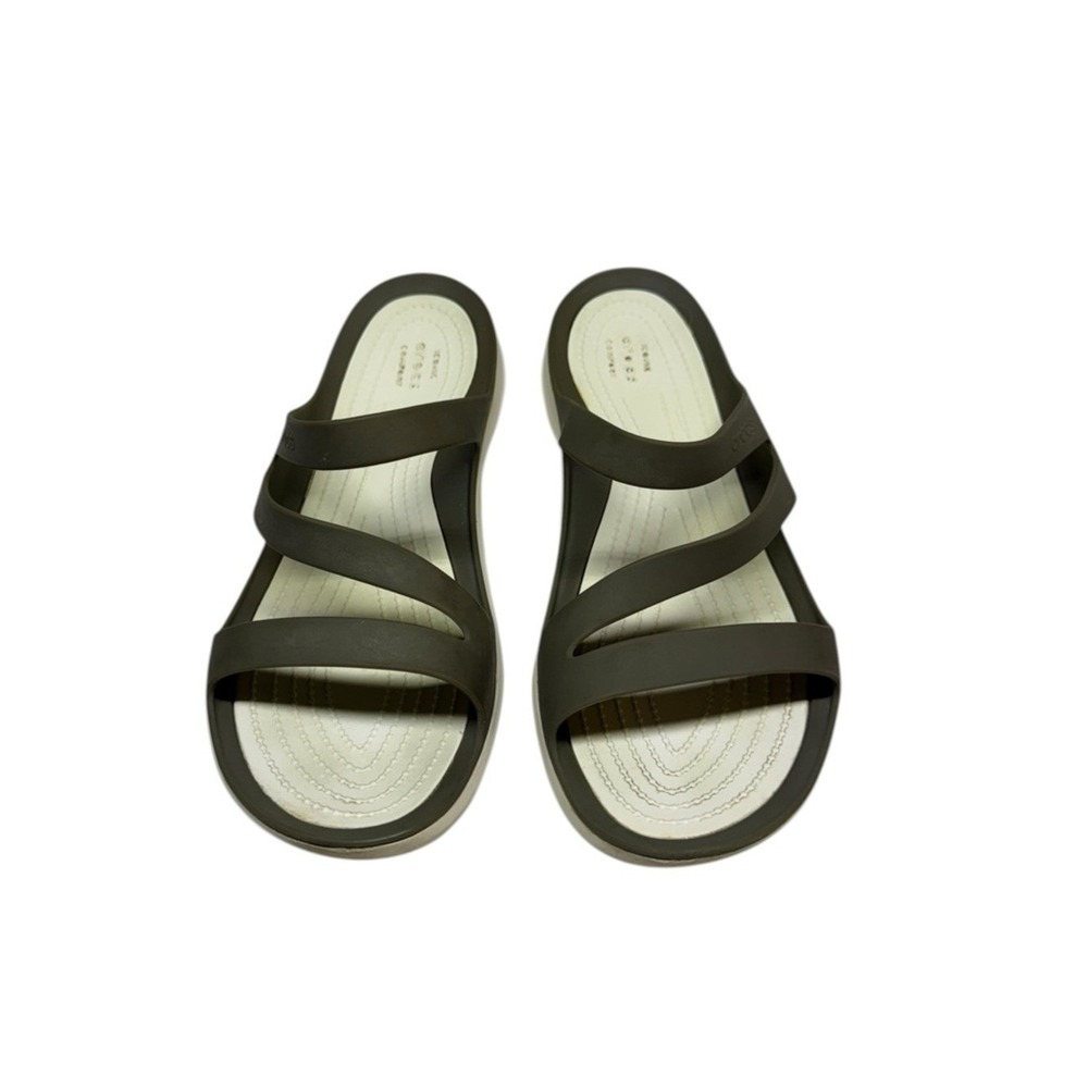 Crocs Swiftwater Sandals Size 11 Summer Beach Vacation Coastal - Picture 3 of 6